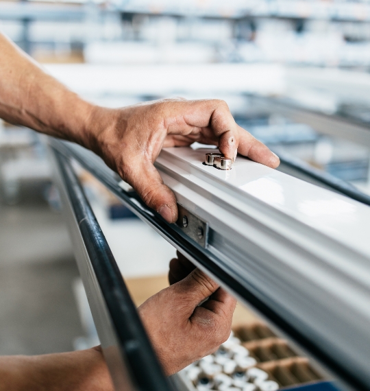 材料を加工している画像2